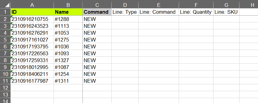 4 -edit exported file - add columns