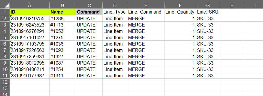 4 -edit exported file - edit columns