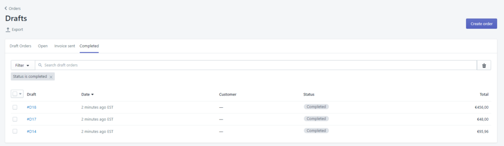 Imported Draft Orders 1