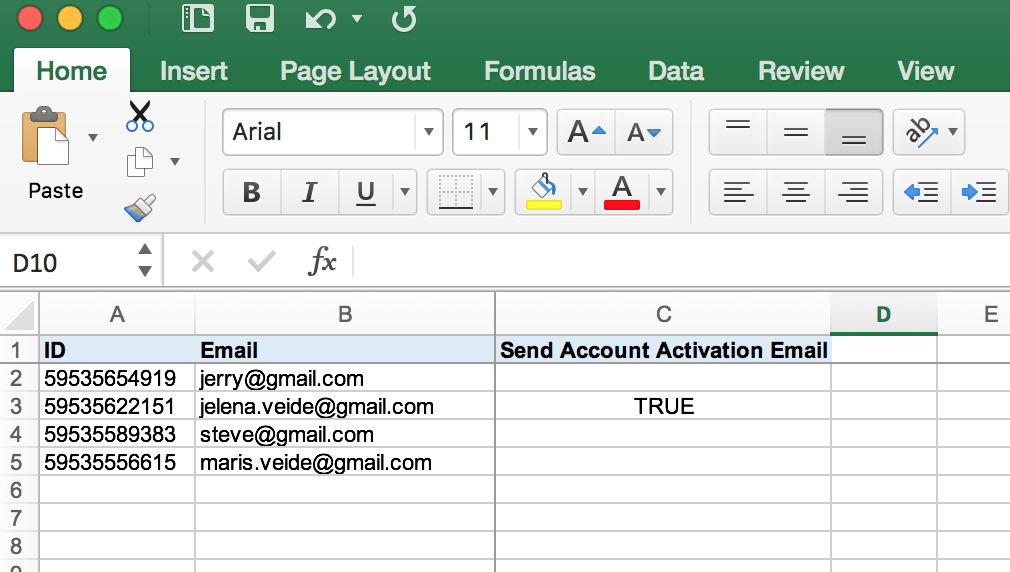 Import with activation
